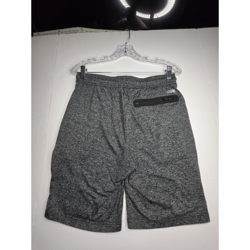 American‎ Eagle Mens Flex Jogger Shorts Teal Heather Zip Pocket SMALL NWOT - Picture 2 of 7